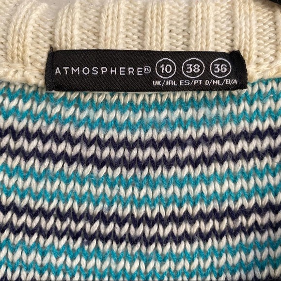 Atmosphere Tribal Knit Cardigan 90s Inspired - Picture 3 of 4